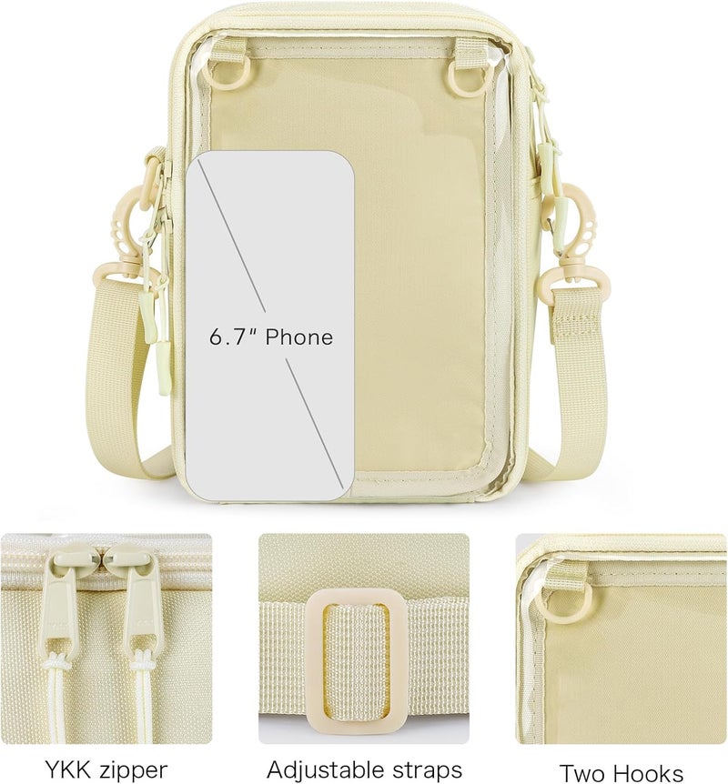 STEAMEDBUN Ita Bag Crossbody Small Pin Display Bag with Insert - Image 5